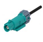 Fakra plug connector RG174, RG316 for crimping,Waterproof